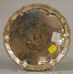 Sterling Silver Footed Salver